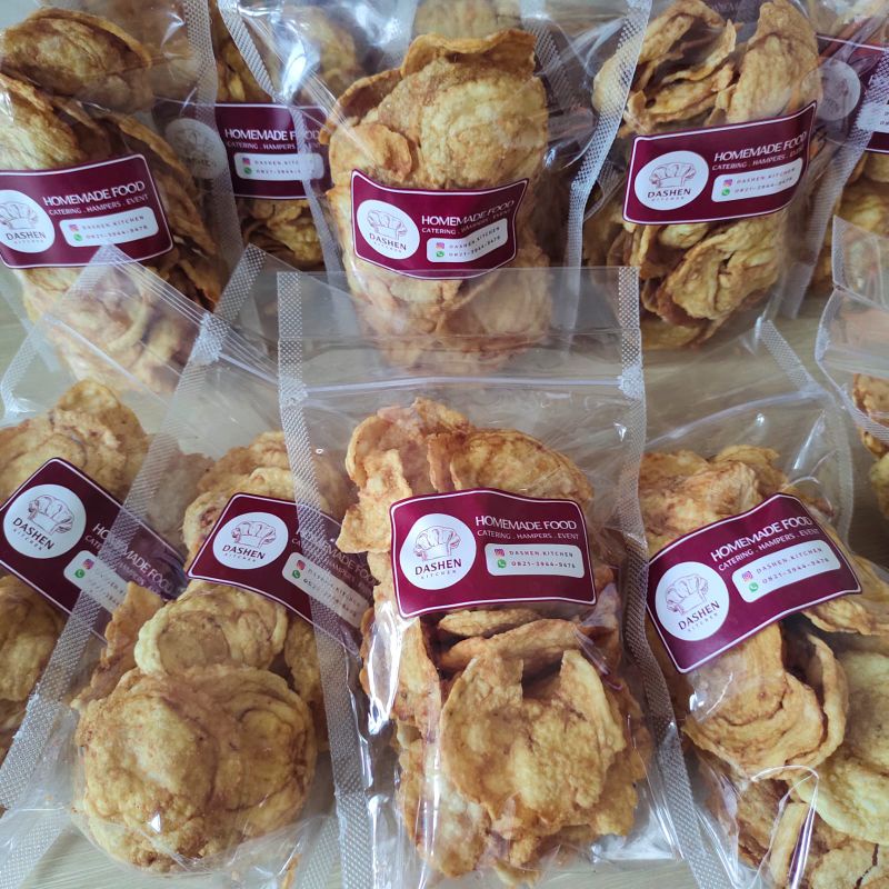 

keripik belinjo manis