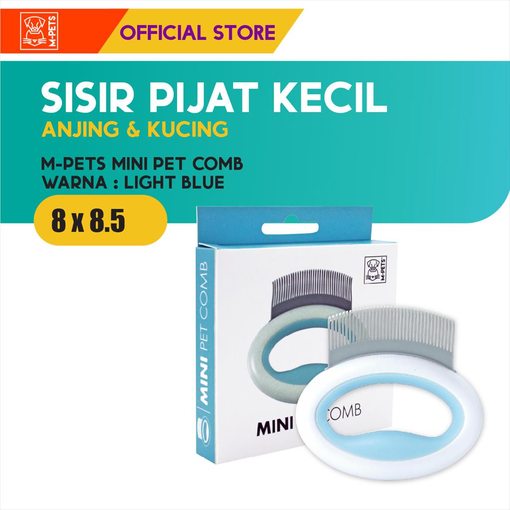 M-Pets Mini Pet Comb /  Sisir Pijat Anjing Kucing Hewan