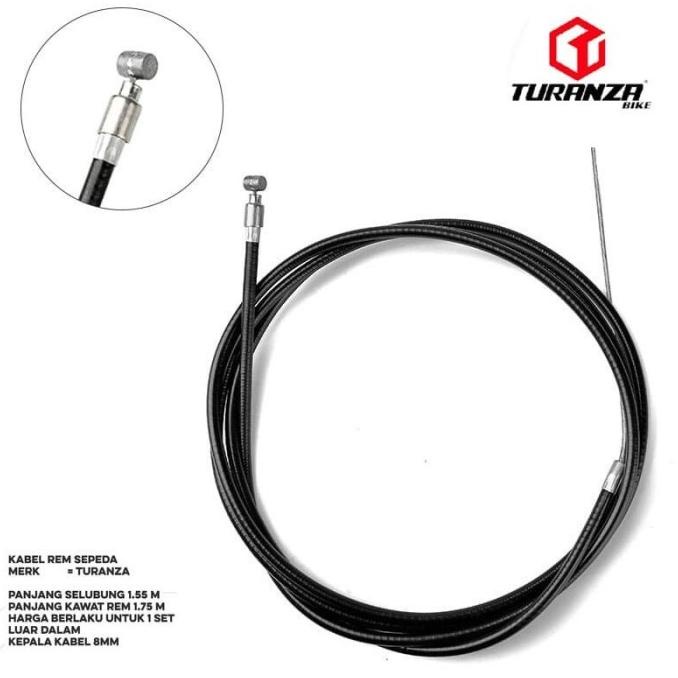 Kabel Rem Sepeda / Tali Rem Lipat, MTB, Fixie TURANZA