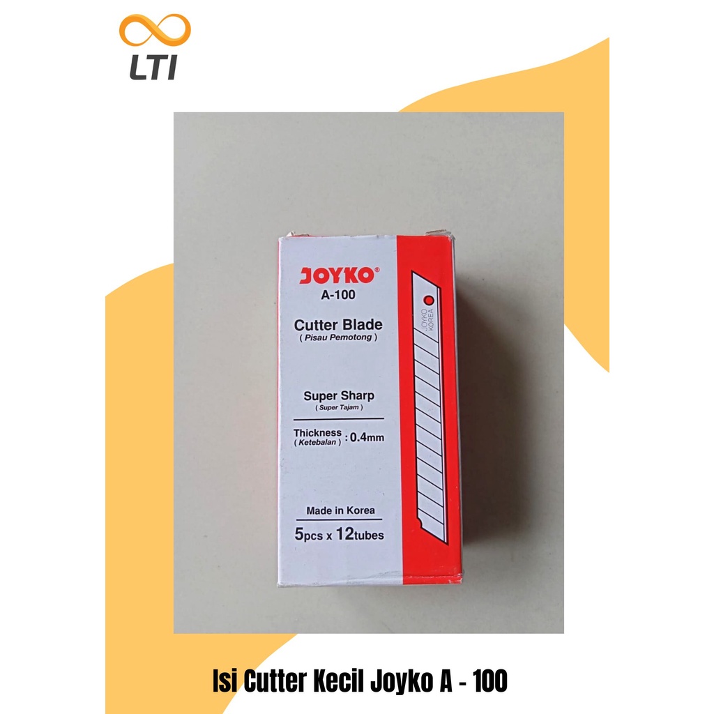

Isi Cutter Kecil Joyko A - 100 - HEMAT