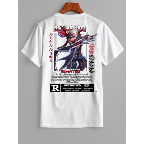 kaos martis mobile legends terbaru/ baju ml streetwear