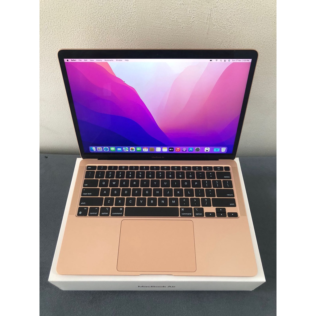 Jual MACBOOK AIR RETINA CHIP M1 16 GB SSD 1 TB FULLSET ORIGINAL MURAH ...