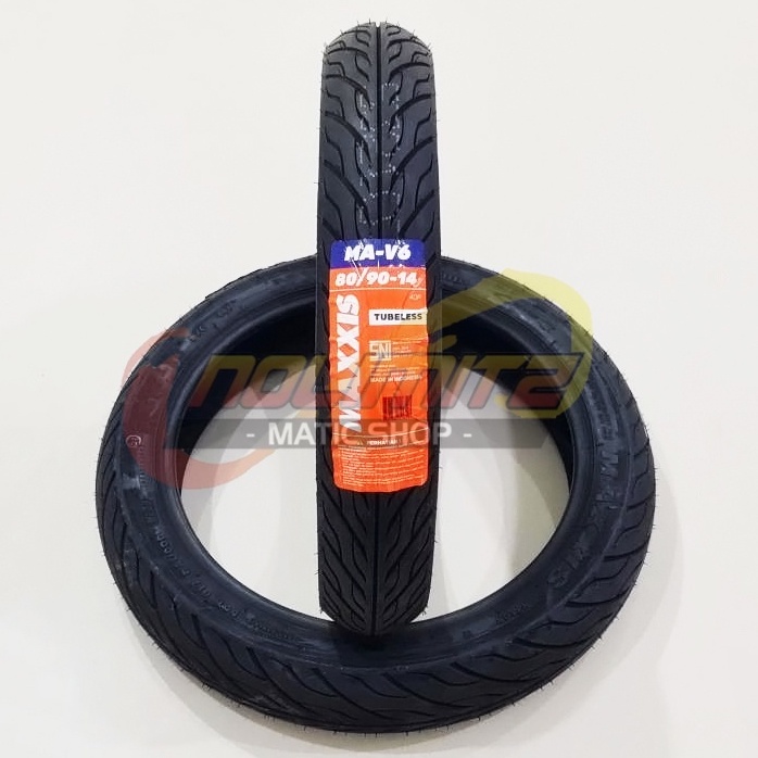 Ban Maxxis MA-V6 80/90 - 14 Tubeless Vario Beat Scoopy Mio