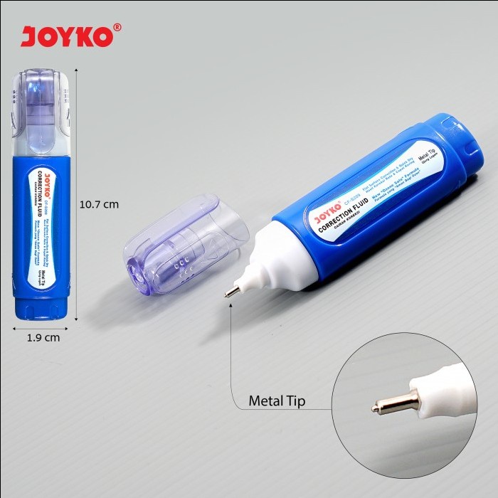 Tipex Cair | Cairan Koreksi | Correction Fluid Joyko CF-S209 mata besi