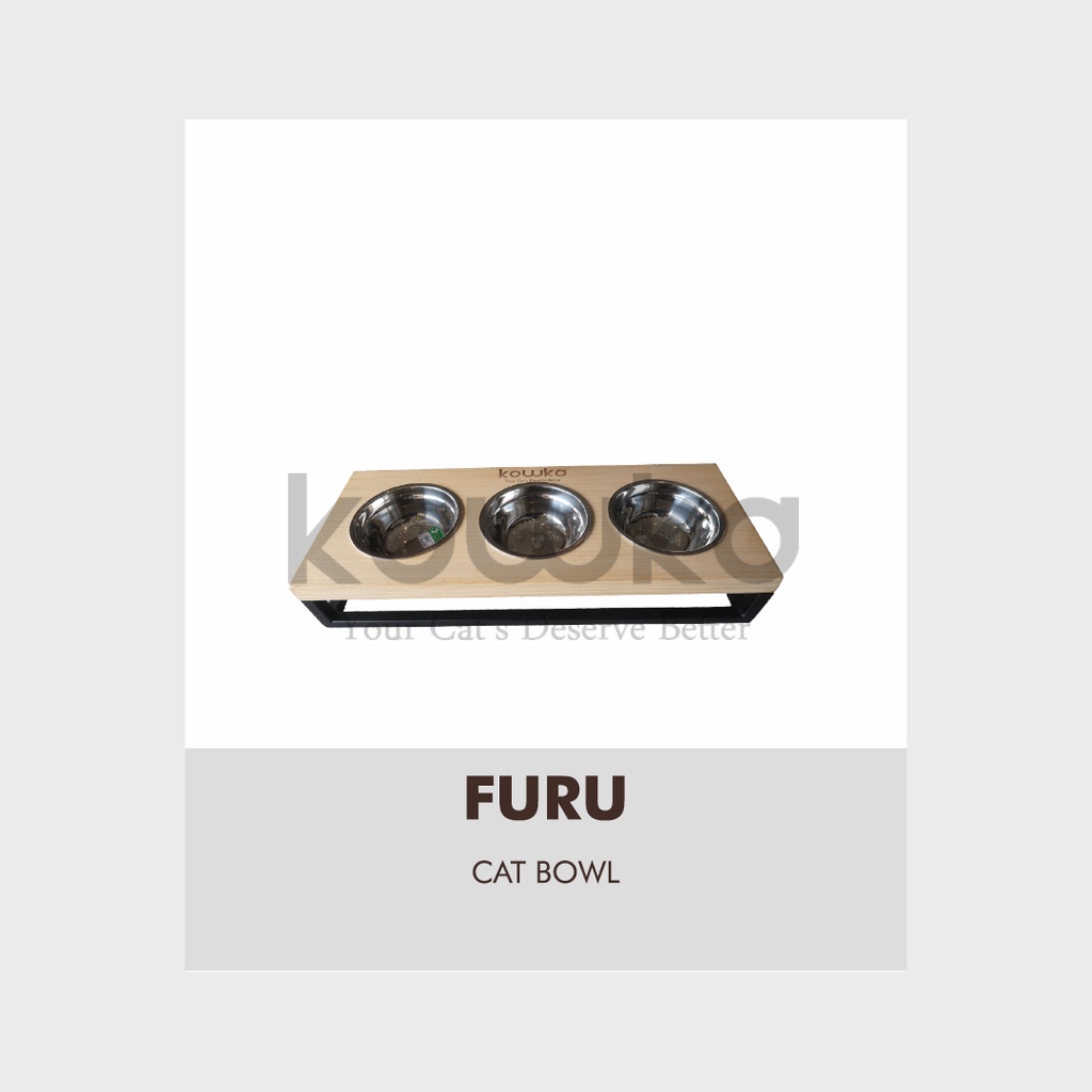 Furu | Cat Bowl | by Kowka Indonesia