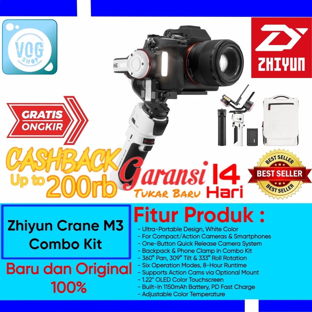 Zhiyun Crane M3 Combo Kit Gimbal Stabilizer