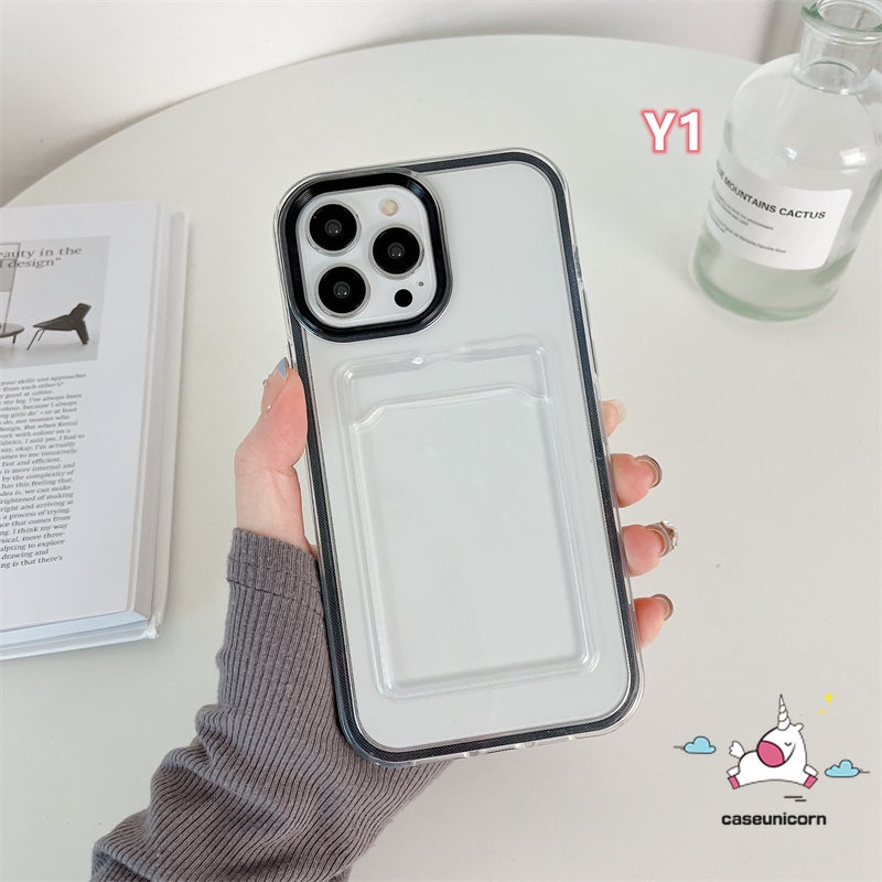 3in1 Casing Soft Case + Dompet Kartu Untuk iPhone 11 13 12 14 Pro MAX XR 7 8 6 6S Plus X XS MAX SE 2020