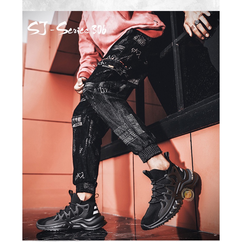 [OOS] Sepatu Sneakers Pria Fashion buat Running atau Nongkrong Model Keren Kualitas Import Premium -306
