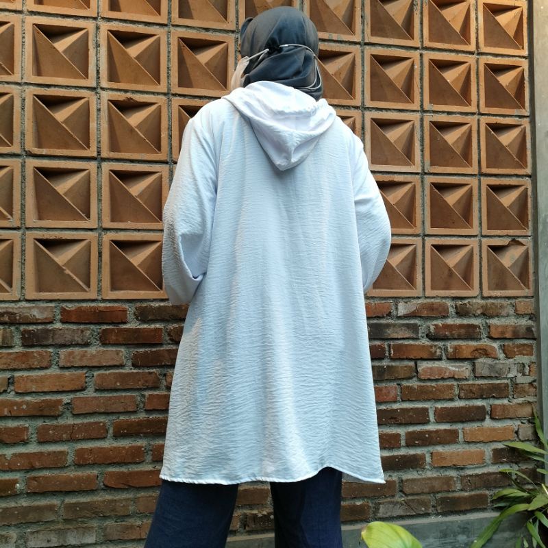 KOREAN HOODIE DRESS OVERSIZED