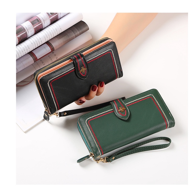 AND / COD / Dompet Panjang Wanita Import Dompet Cewek Fashion Korean Style Dompet Anak Perempuan Murah D67