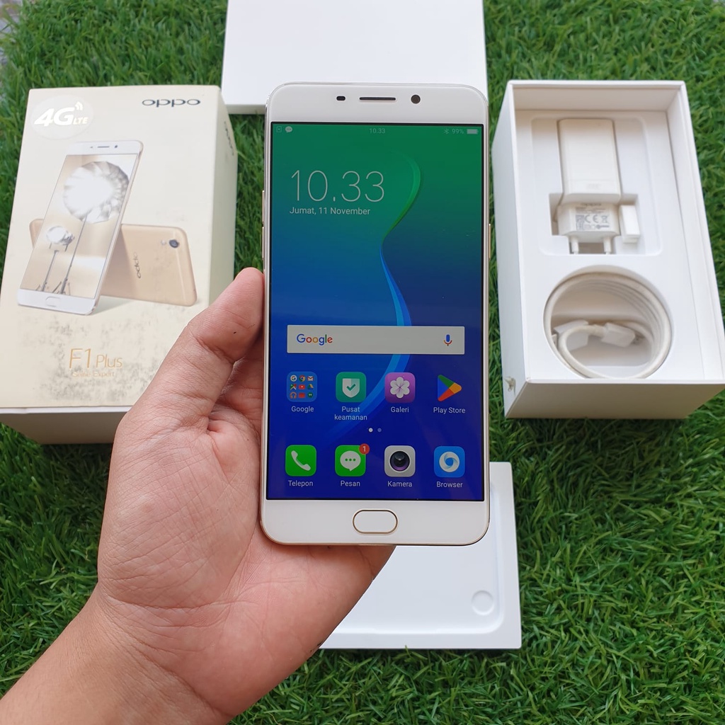 HANDPHONE OPPO F1 PLUS 4/64GB SECOND SEKEN BEKAS MURAH