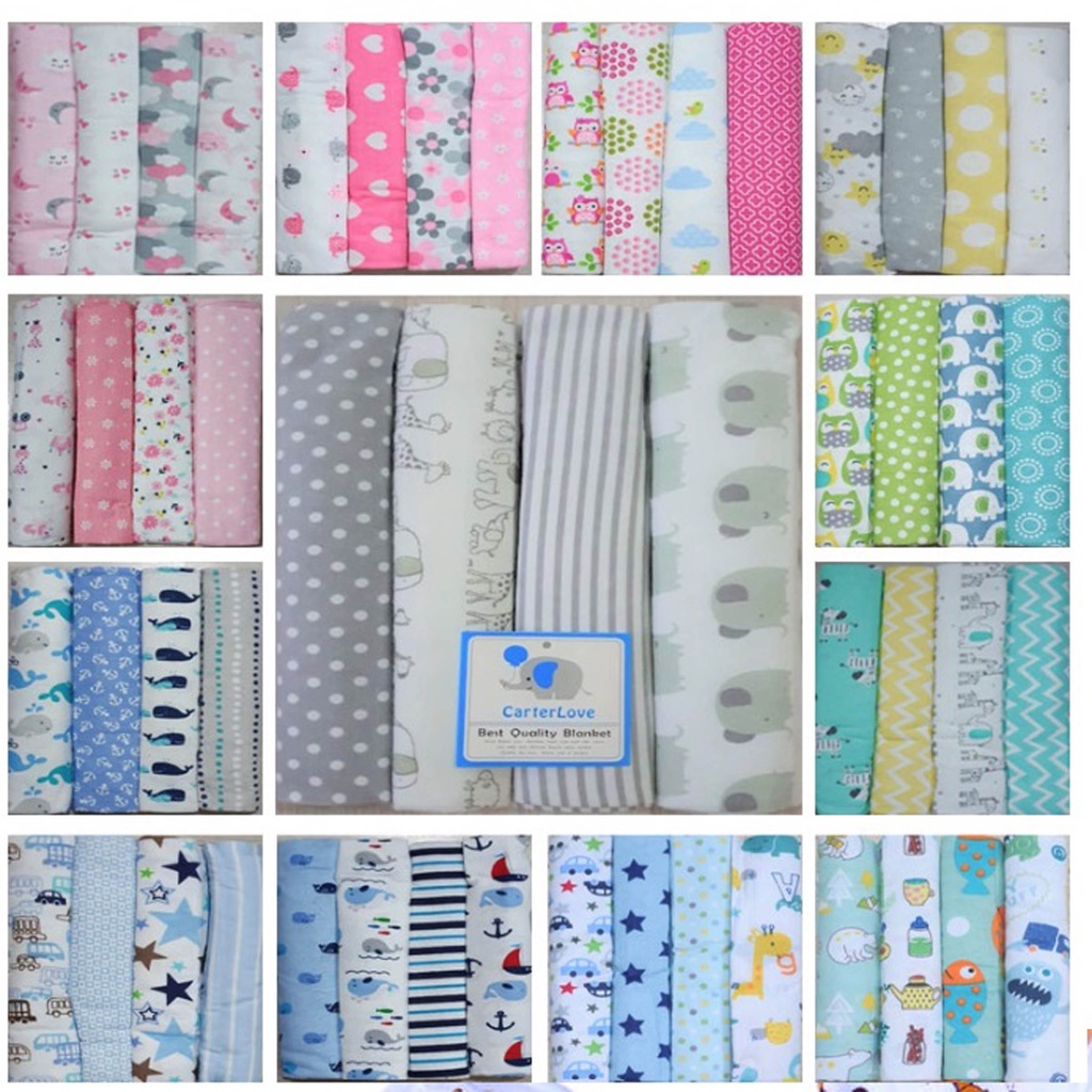 Bedong Bayi / Selimut Bayi 4in1 Flanel