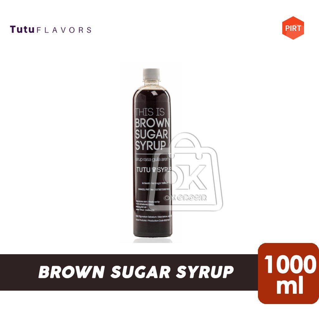 

Tutu Brown Sugar Syrup / Sirup Gula Aren (Botol Plastik 1000ml)