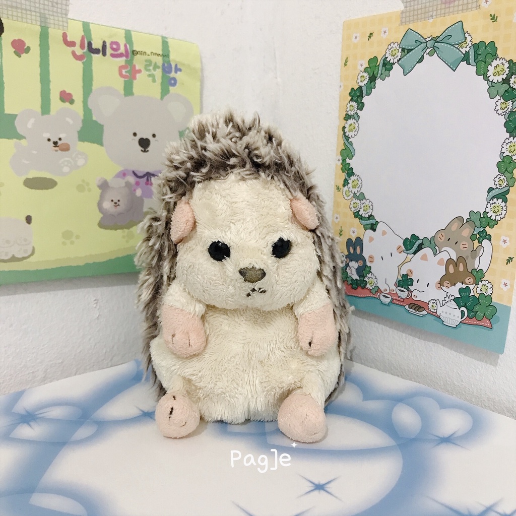 Sunlemon Hedgehog Landak Doyoung [Preloved & MINUS] - Plush Doll Boneka Keyring Ganci Keychain