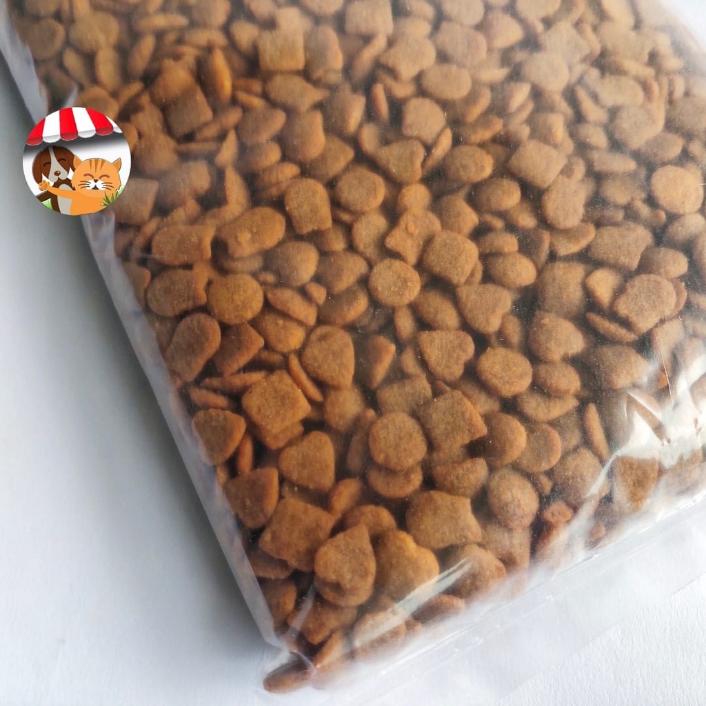 Minino Yum Salmon Repack 400gr Makanan Kucing Kering- Cat Food