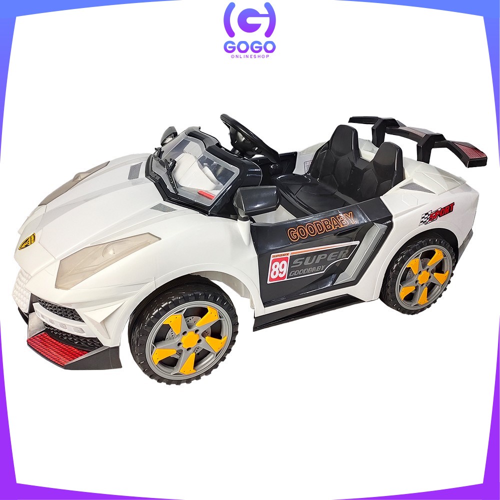 GOGO-M244 Mainan Mobil Aki Sport Super Car Mainan Mobil Mobilan Aki Anak Porsche Musik Lampu Ride On Remote Control