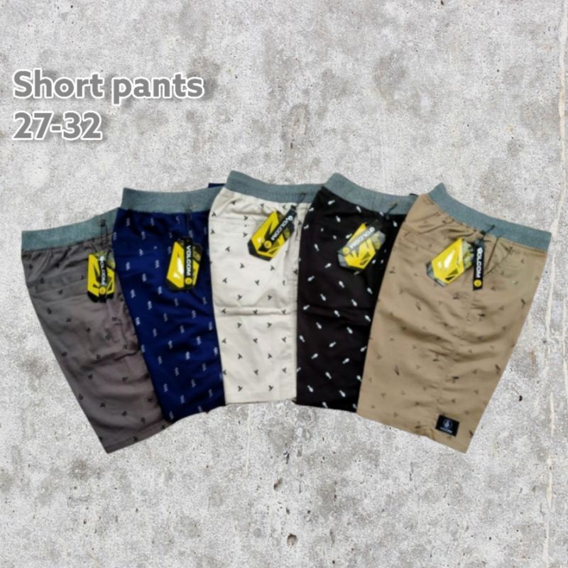 Celana Pendek Chino Pria Motif Celana Santai Surfing Pants