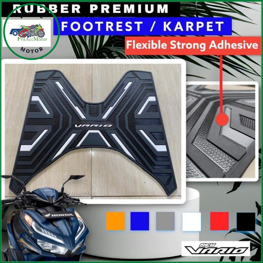 Karpet Vario 125 New Karpet Pijakan Kaki Vario 125 2018-2022 Step Floor Vario 125 (proaccmotor)