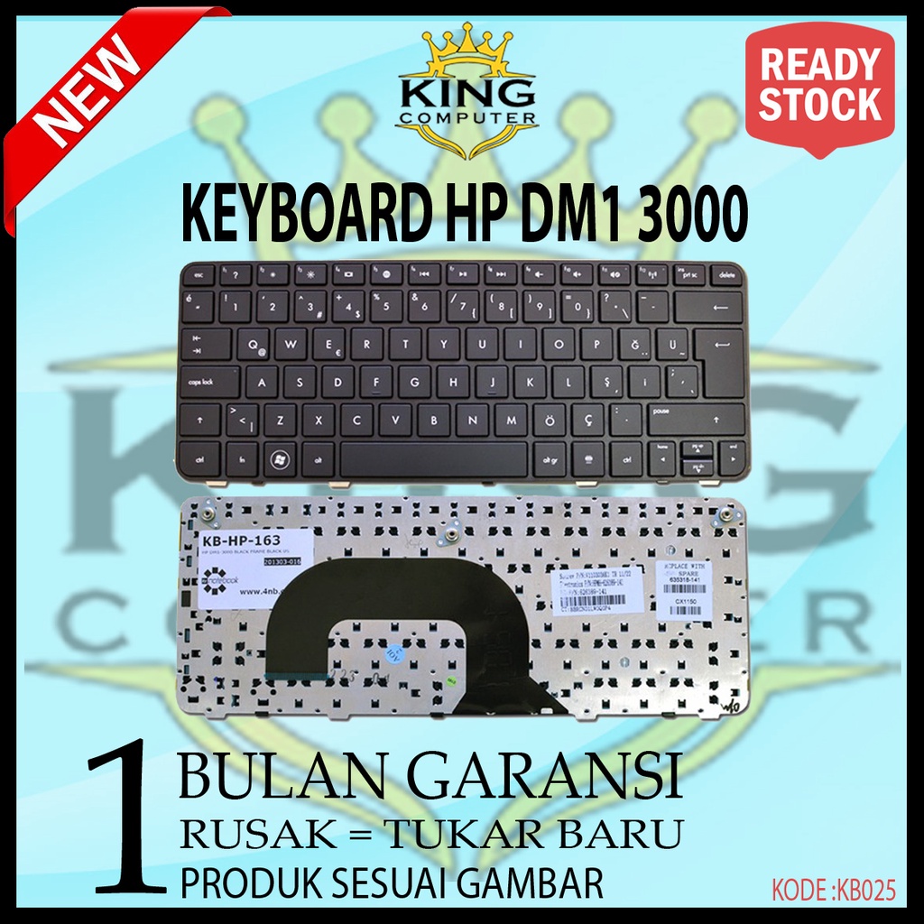 Keyboard Laptop HP Pavilion dm1-3000 dm1-3100 dm1-3200 DM1-4000