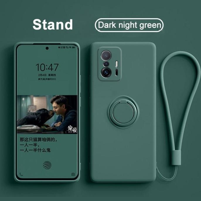 XIAOMI 11T PRO / 11T SOFT CASE RING SILIKON MICROFIBER MAGNET HOLDER