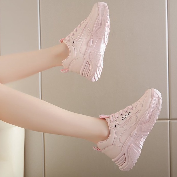 TBIG [COD] Sepatu Sneakers CLIPSHOES Sepatu Import Wanita Sepatu Korea Style Sekolah Kuliah