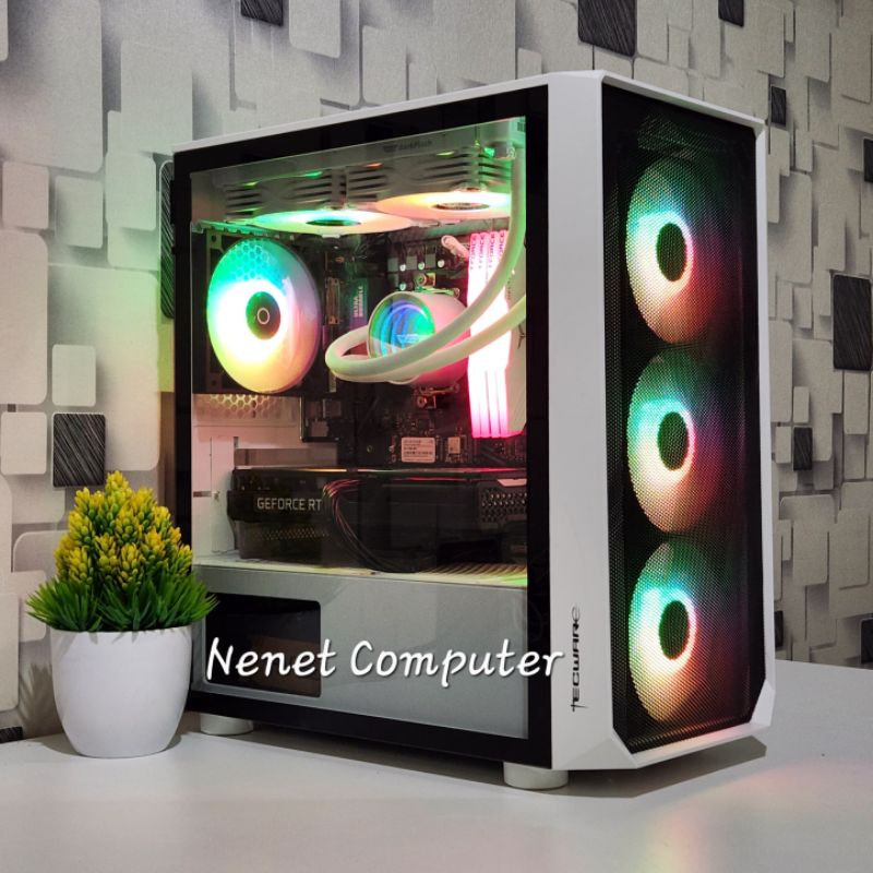 PC Gaming Full Set - Intel Core i5 12400F | RTX 3060 12GB | 16GB | LED 24