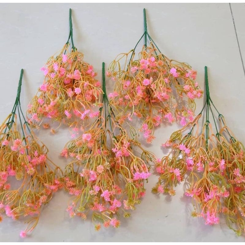 Nusantara Florist Tamanan dekorasi rumput bunga Plastik Babybreth