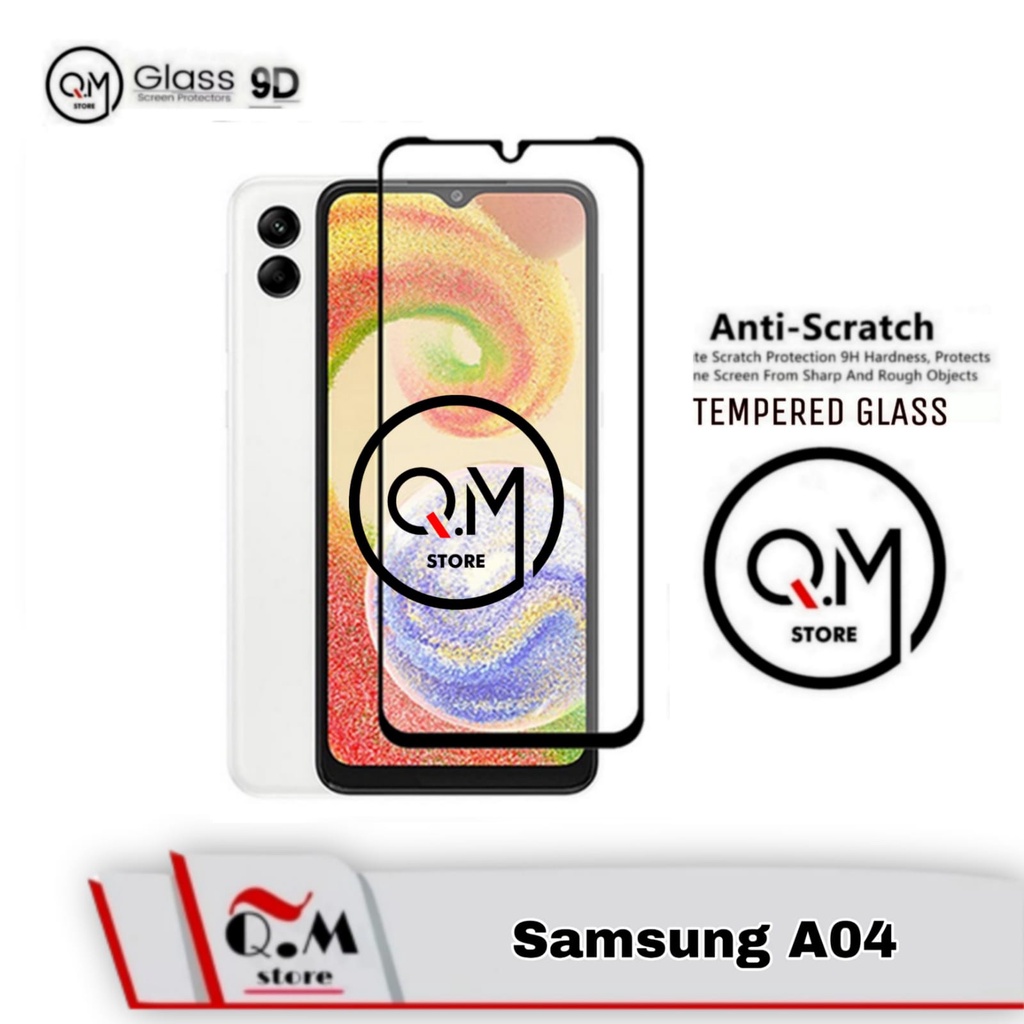 Tempered Glass Layar 9D Samsung A04 New 2022 Anti Gores  Screen Guard Pelindung Layar