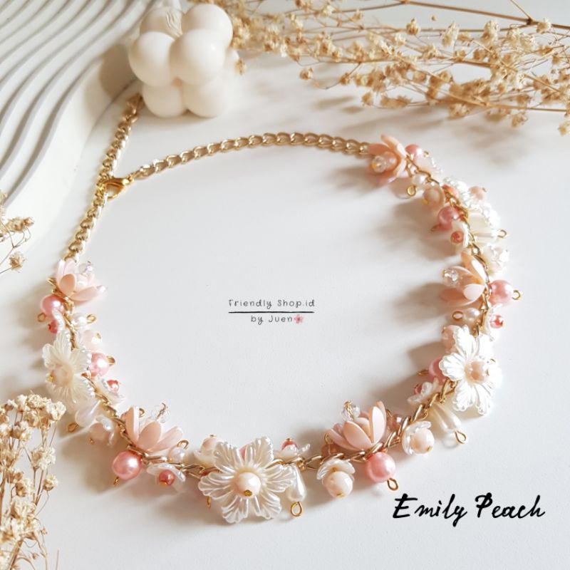 EMILY NECKLACE PREMIUM - ELSA / KALUNG MANIK / KALUNG HIJAB / KALUNG KRISTAL / CHOOKER