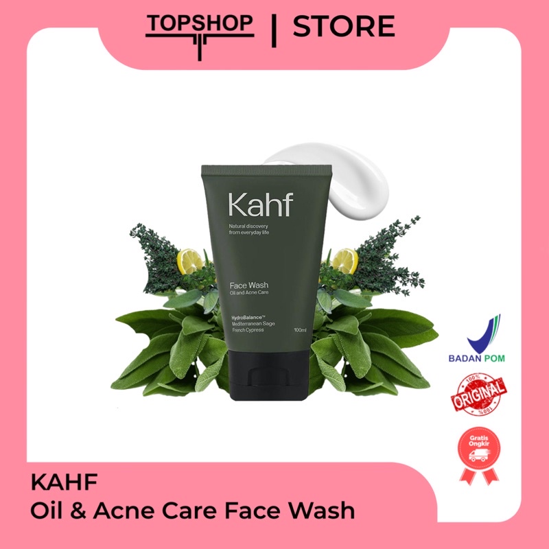 KAHF Oil &amp; Acne Care Face Wash 100ML