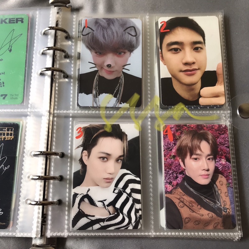 Photocard Kai Chanyeol DO Suho Moderato Love Shot Allegro Viv EXO OFFICIAL