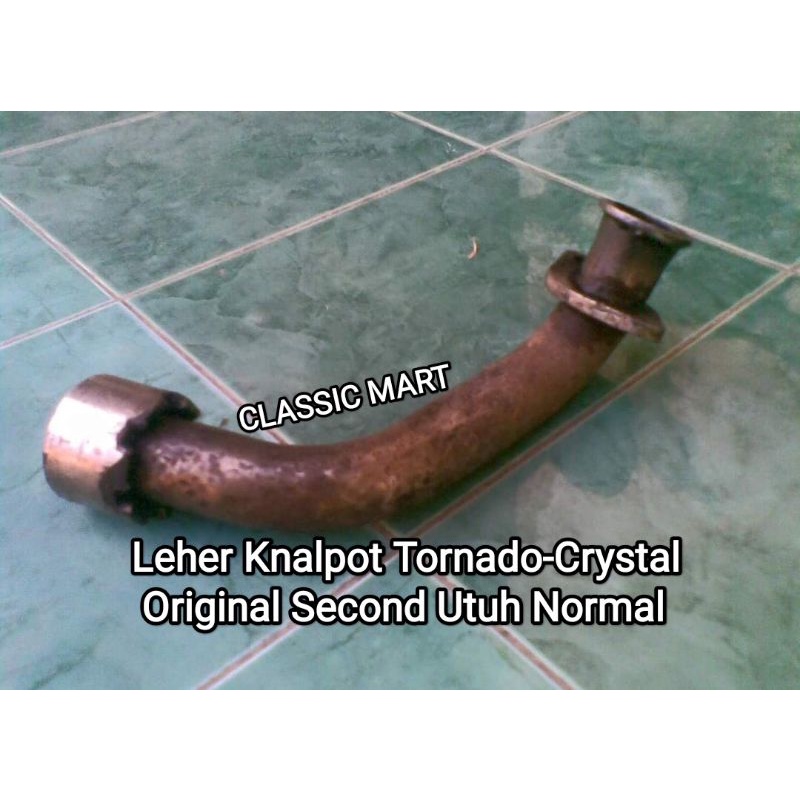 LEHER KNALPOT SUZUKI TORNADO CRYSTAL ORIGINAL
