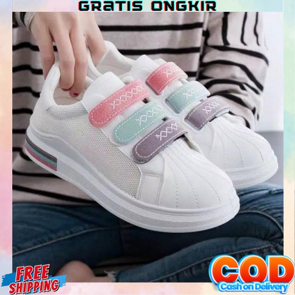 Srs Cepatu Sekolah Sepatu Sekolah Remaja Septu Sneker Perempuan Dewasa Sneakers Cewe Sneker Cewe Ter