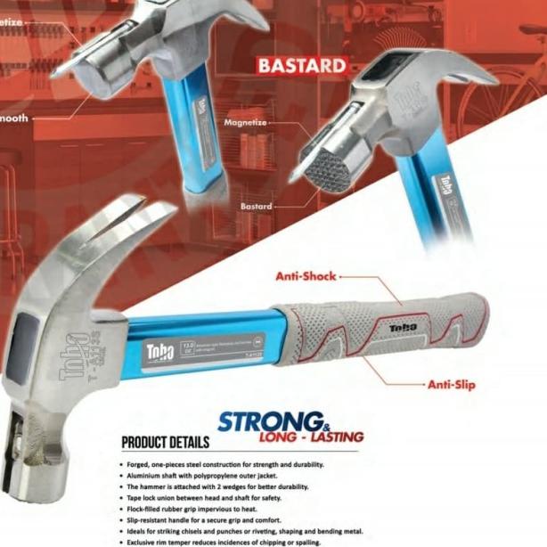 PALU KAMBING TOHO BIRU GAGANG KARET 16 OZ