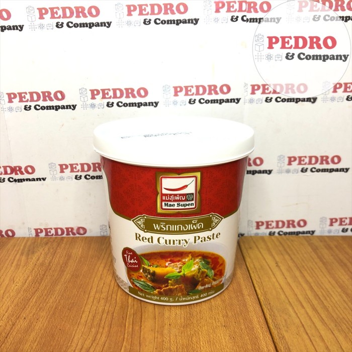 

MAE SUPEN RED CURRY PASTE THAI 400ML - KARI THAILAND