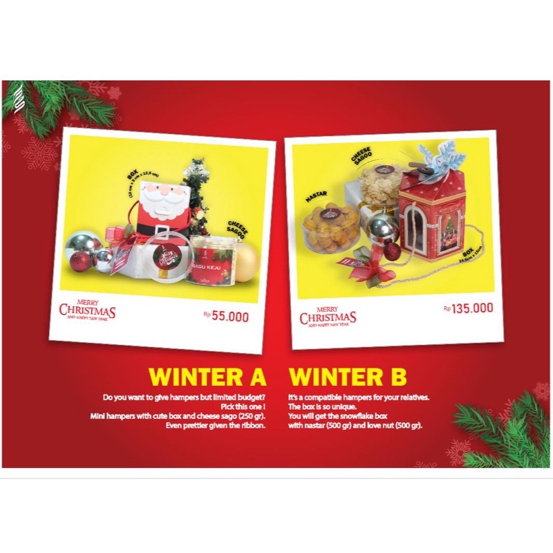

Hampers natal murah winter A