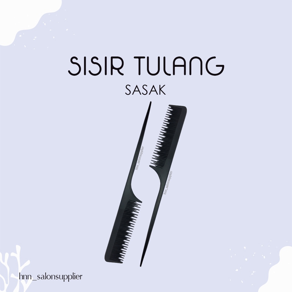 Sisir Tulang Sasak Besar Alat Styling Rambut Salon Barber Barbershop