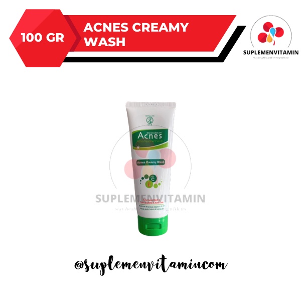 Jual Face Wash Acnes Creamy Wash Original Rotho Labs Tube isi 100gr