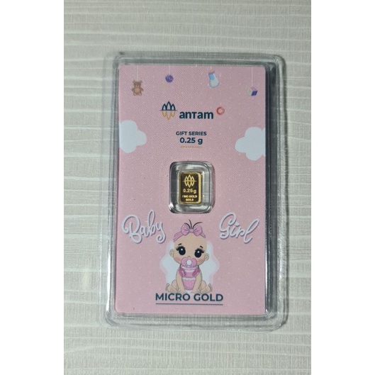 LM Antam Hartadinata Series Welcome Baby Girl2 0.25gr