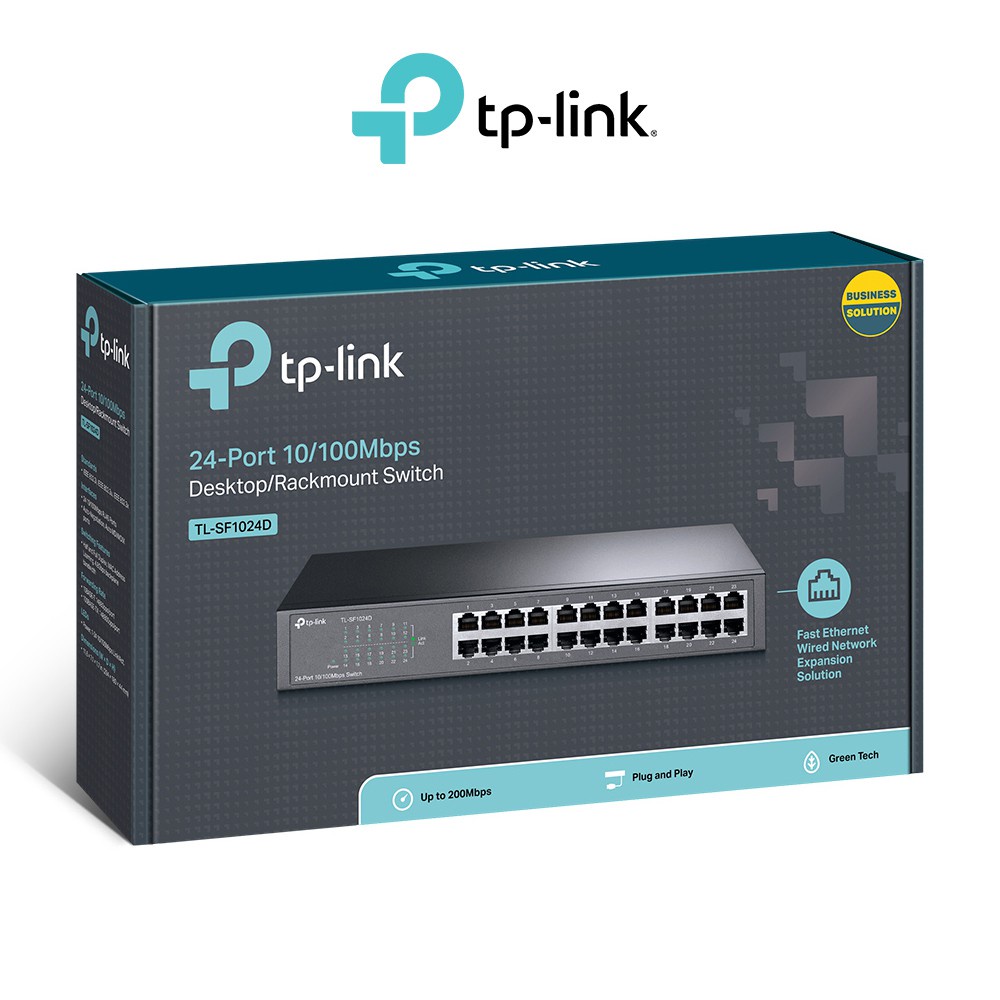 TP-LINK TL-SF1024D 24-Port 10/100M TPLINK Switch Hub 24Port 24 Port