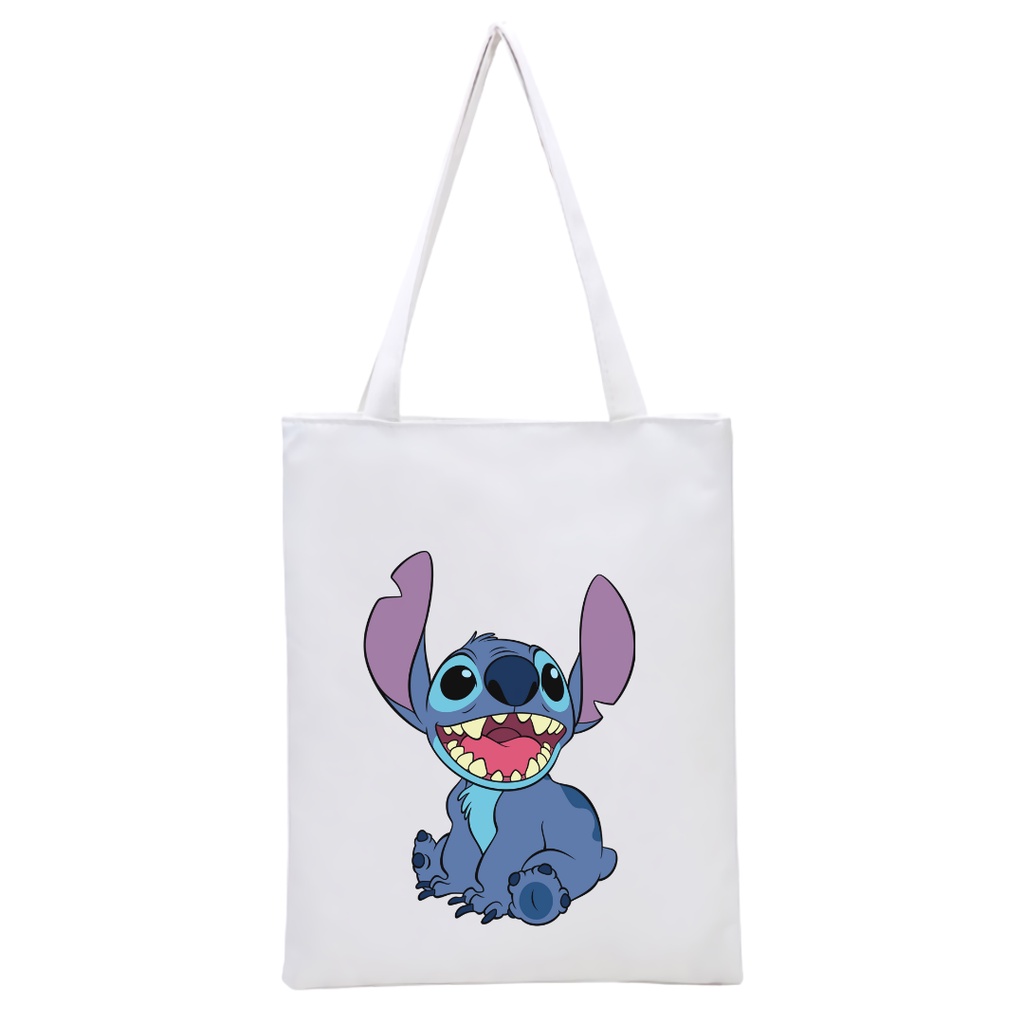 NEW String bag / Totebag Printing Stitch Lilo tas unisex || Kiiyoomii ||