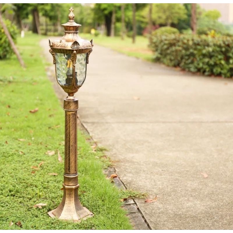Lampu Taman Tiang Outdoor Lampu Hias Klasik