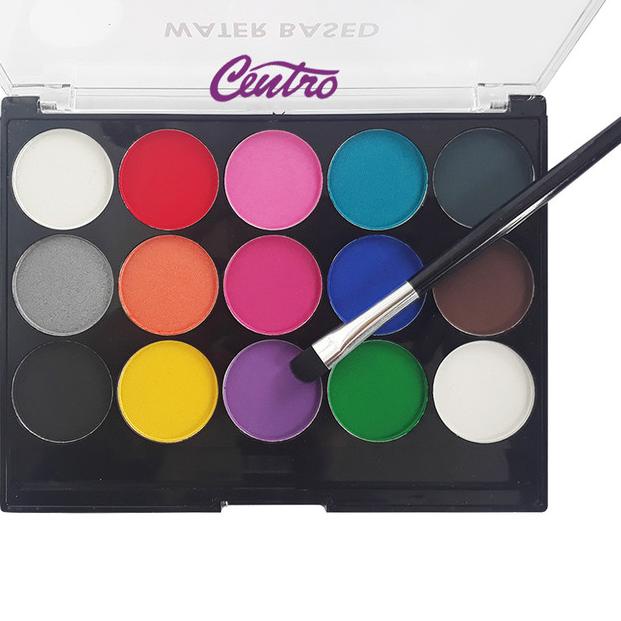 

Professional Body Art Face And Painting Kit 15 Color Set + 1 Brush