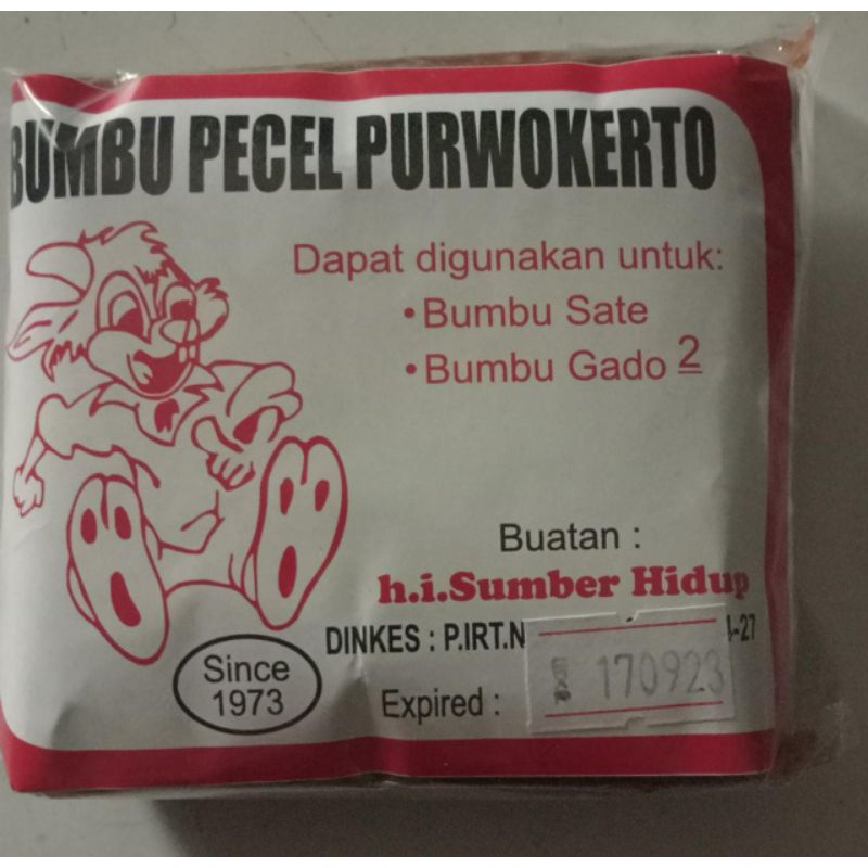 

Bumbu Pecel Purwokerto