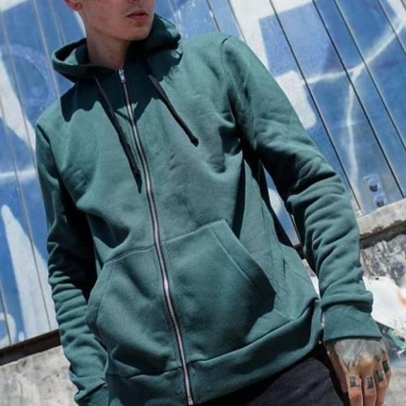 H&M SWEATSHIRT HOODIE JACKET [ORIGINAL] - S, Cream