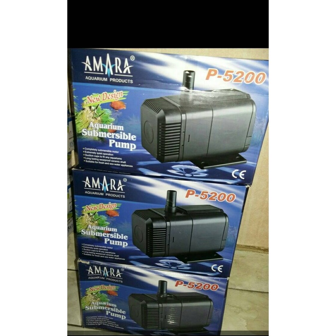 pompa amara P5200 /pompa aquarium celup kolam / amara 5200