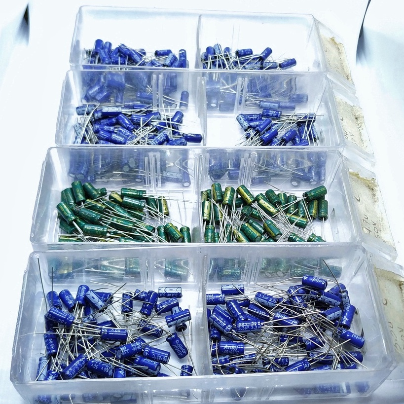 Capacitor Elco 50 VOLT 3,3 4,7 10 22 33 47 UF