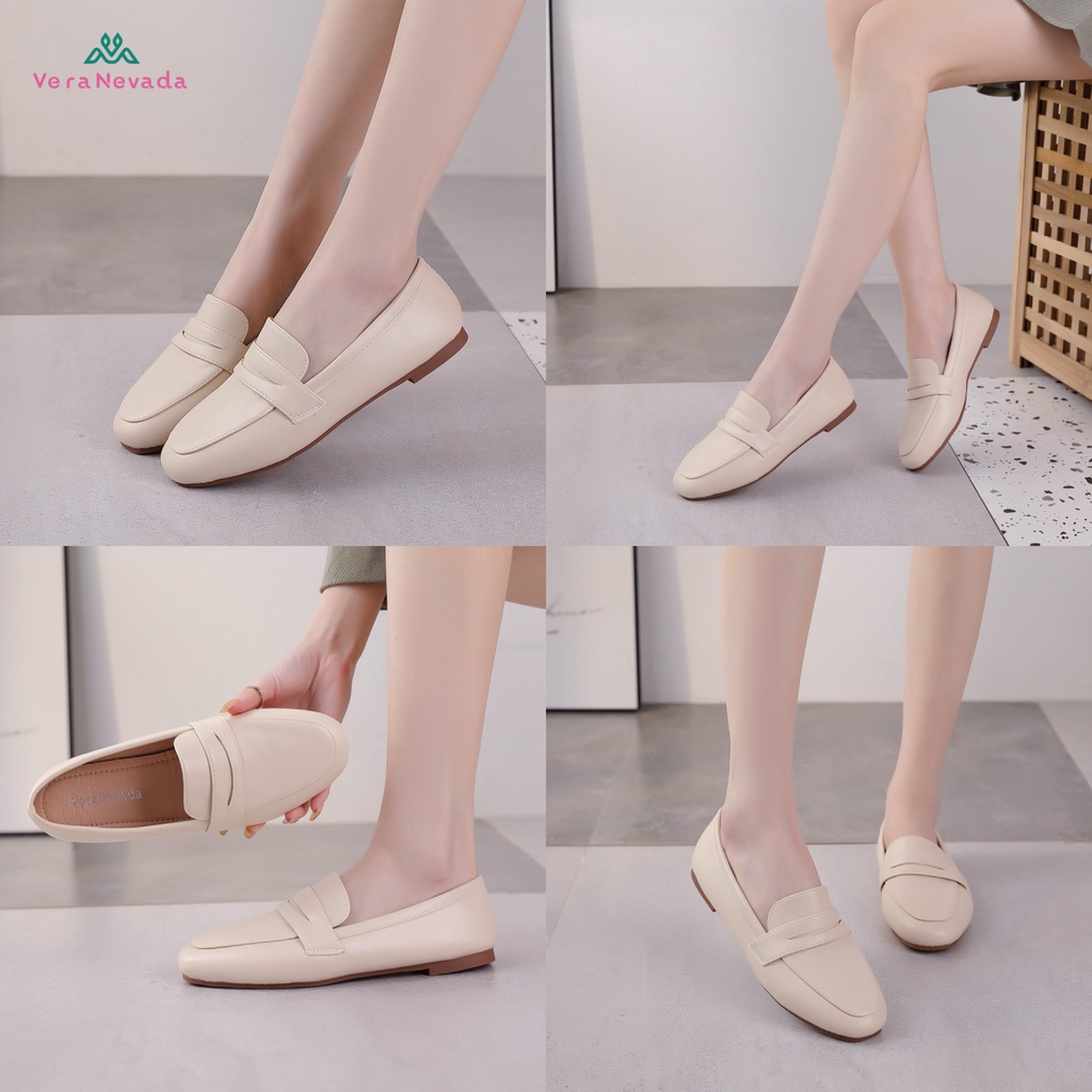 Ivony Seivona - VN1193 Vera Nevada Sepatu Sneakers Loafers Brokat Wanita Shoes