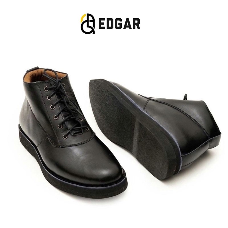 RQ-EDGAR SEPATU BOOT PRIA KULIT ASLI BEST QUALITY READY