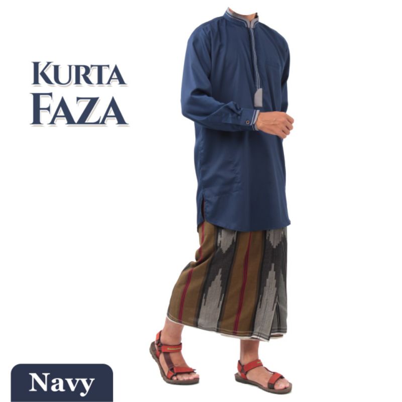 Kurta Faza / Gamis pakistan lengan panjang/ Gamis ikhwan